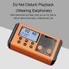 Hand Crank Emergency Radio, 10000mAh Solar Radio with Strong Light Flashlight, DAB FM Broadcast and BT Speaker, IPX6 Water Proof, for Home Outdoor Emergency (Green) (Orange) view 2