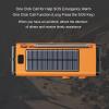 Hand Crank Emergency Radio, 10000mAh Solar Radio with Strong Light Flashlight, DAB FM Broadcast and BT Speaker, IPX6 Water Proof, for Home Outdoor Emergency (Green) (Orange) view 3