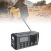 Hand Crank Emergency Radio, 10000mAh Solar Radio with Strong Light Flashlight, DAB FM Broadcast and BT Speaker, IPX6 Water Proof, for Home Outdoor Emergency (Green) view 3