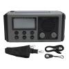 Hand Crank Emergency Radio, 10000mAh Solar Radio with Strong Light Flashlight, DAB FM Broadcast and BT Speaker, IPX6 Water Proof, for Home Outdoor Emergency (Green) view 4