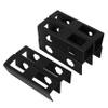 Veemoon 1set Desk Laptop Stand Under Table Holder Metal Construction Compact Design for Laptops Keyboards Cable Boxes Easy to Install Black view 1