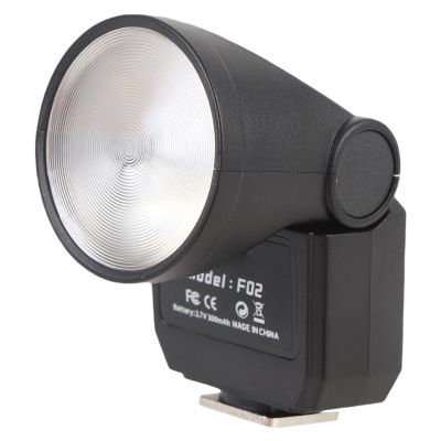 Flash, F02 GN8 6500K CRI97 Portable Camera Flashlight for DSLR Cameras, Universal Hot Shoe Mount Cameras Fill Lights for Photography