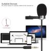 Akozon Lavalier Microphone High Sensitivity On Mic for Clear Sound Recording for Live Performance and Interviews view 3