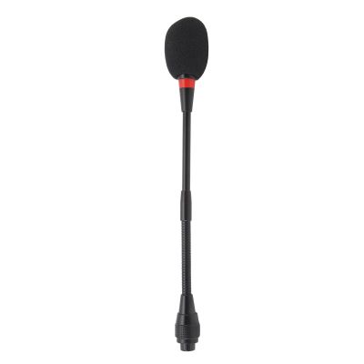 Akozon Gooseneck Microphone Clear Sound 25CM Gooseneck Podium Microphone for Conference Rooms 4 Holes