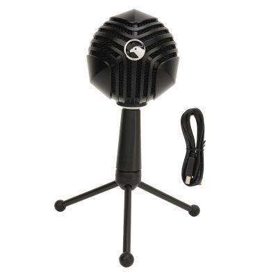 Akozon USB Computer Microphone 360 Degree Rotatable Condenser Mic for Recording Vocals Voice Overs