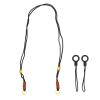 Akozon Woven Camera Strap Universal 120cm Polyester Fiber for DSLR Instant (Black) view 1