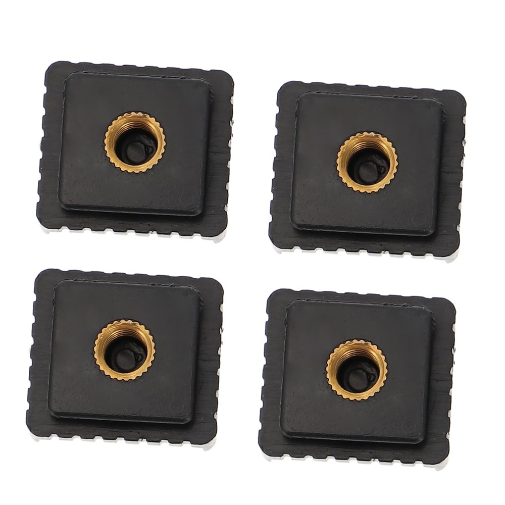 DOITOOL 4pcs Hot Shoe Mount Adapter for DSLR /4 Inch Thread Flash Stand Bracket Compatible Monitors and LED Video Lights