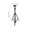LALAFINA 1Set Portable Projector Tripod Stand Adjustable Height Support for Projectors Cameras and Webcams Design with Carrying Bag for Live Streaming and Photography view 2