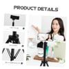LALAFINA 1Set Portable Projector Tripod Stand Adjustable Height Support for Projectors Cameras and Webcams Design with Carrying Bag for Live Streaming and Photography view 4