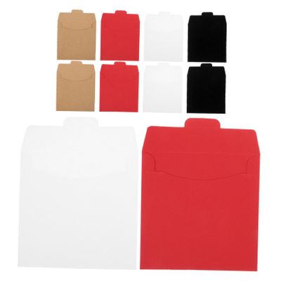 SOLUSTRE Diy Paper Cd Sleeves 20pcs Cd Covers Cases Envelopes Storage Vinyl Record Sleeves Paper