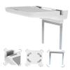 TEHAUX Wall Outlet Shelf Bracket for CCTV Security Easy Installation Scratch-Resistant Pad Utilizes Space Above Socket for Charging Devices view 2