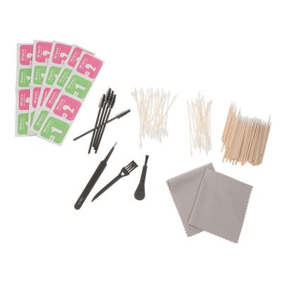 KALLORY Professional Headphone Cleaning Kit Ear Bud Tool Brush Cloth Sponge Sticks for Electronics