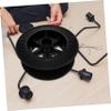 Alipis I-shaped Wire Drum Wire Reel Roller for Feed Plastic Packaging Spool Welding Spool Holder view 4