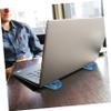 POPETPOP Adjustable Laptop Stand Riser 4-Piece Cooling Pad for Notebook Ergonomic Design Compatible for Home Office and School Height Adjustable view 3