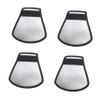 DIYEAH 4Pcs Camera Flash Reflector Light Diffuser Set for DSLR Photography Adjustable Softbox Diffuser Elastic Band Compatible view 1