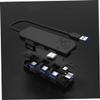 DOITOOL USB Hub USB Adapter Splitter Computer Hub Portable Abs Material Easy Access to Media view 3