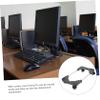 Angoily Computer Tower Holder Mobile Computer Cart Desktop Tower Stand Rolling Laptop Stand Load view 2
