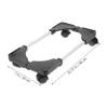 Angoily Computer Tower Holder Mobile Computer Cart Desktop Tower Stand Rolling Laptop Stand Load view 4