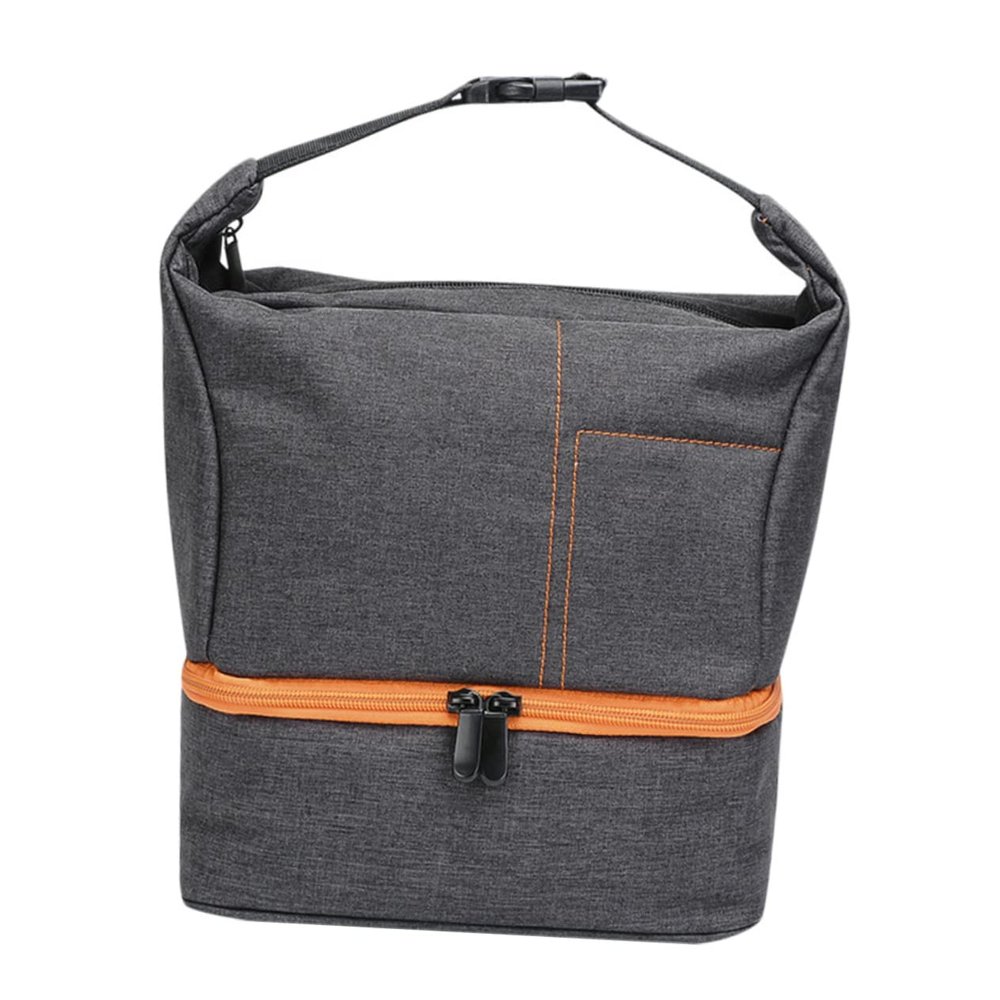 jojofuny Shockproof Camera Bag Dual Compartment Design for Lens Capacity Photography Accessory Shoulder Handbag Orange
