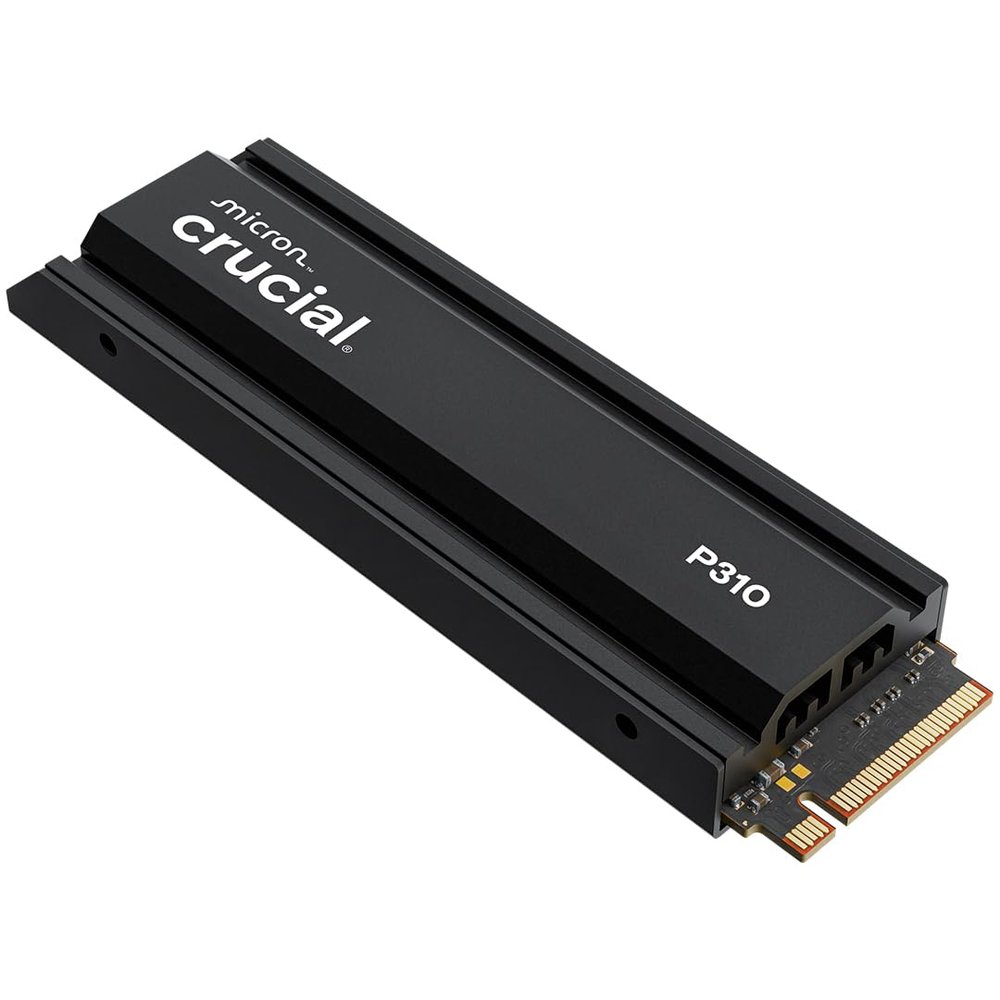 Crucial P310 2280 4TB PCIe Gen4 NVMe Gaming PS5 SSD with Heatsink, Up to 7,100MB/s, PlayStation5, Laptop & Desktop (PC) Compatible, Solid State Drive CT4000P310SSD5-01