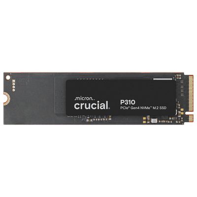 Crucial P310 4TB SSD, PCIe Gen4 NVMe M.2 2280, Up to 7,100MB/s, for Laptop, Desktop (PC), & Handheld Gaming Consoles, Includes Acronis Data Recovery Software, Solid State Drive - CT4000P310SSD801