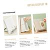 Gadpiparty Desktop Reading Shelf Adjustable Multi-Angle Design Portable Book Stand for Students and Boys and Girls Smooth Edges for Safe Use Office Library White Color view 4