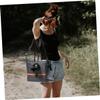 DIYEAH Camera Bag Shockproof Camera Case Handbag Design Large Capacity Storage Leaf Shape Easy to Carry view 2
