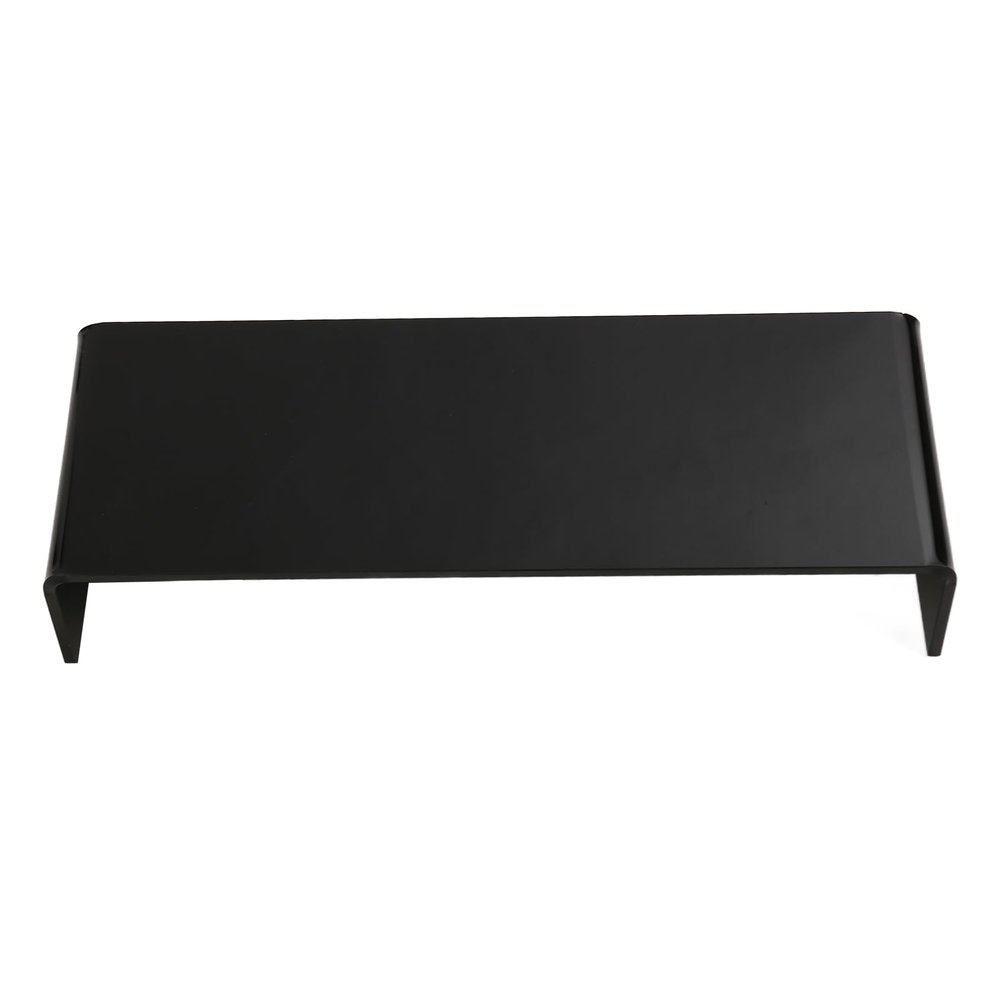 Acrylic Monitor Riser 50lb Capacity, 3.5inch Height, Ergonomic Design for Improved Sitting Posture, Reduces Neck and Eyes Pressure, Space Saving Computer Stand for Bedroom and Stu (Acrylic)
