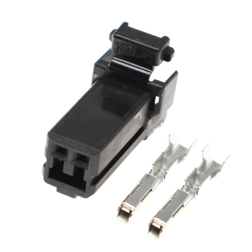 BTYSEQ 1/5/20Sets 2 Ways Car Speaker Pug Plug Electric Harness Female Male Connector 174057-2 174056-2(Female Connector Set,1Set)