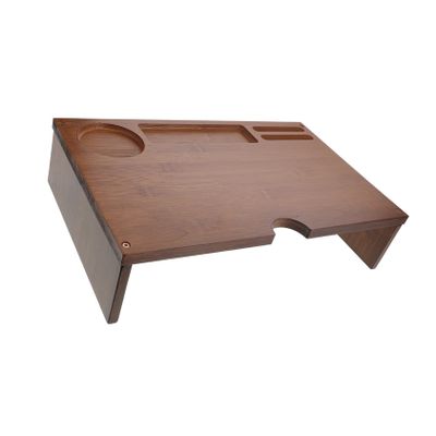 BESPORTBLE Desktop Monitor Riser Walnut Ergonomic Stand for Computer Laptop Height Support Shelf for Office Reduces Neck Pain Improves Posture