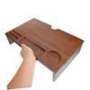 BESPORTBLE Desktop Monitor Riser Walnut Ergonomic Stand for Computer Laptop Height Support Shelf for Office Reduces Neck Pain Improves Posture view 3