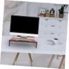 BESPORTBLE Desktop Monitor Riser Walnut Ergonomic Stand for Computer Laptop Height Support Shelf for Office Reduces Neck Pain Improves Posture view 4