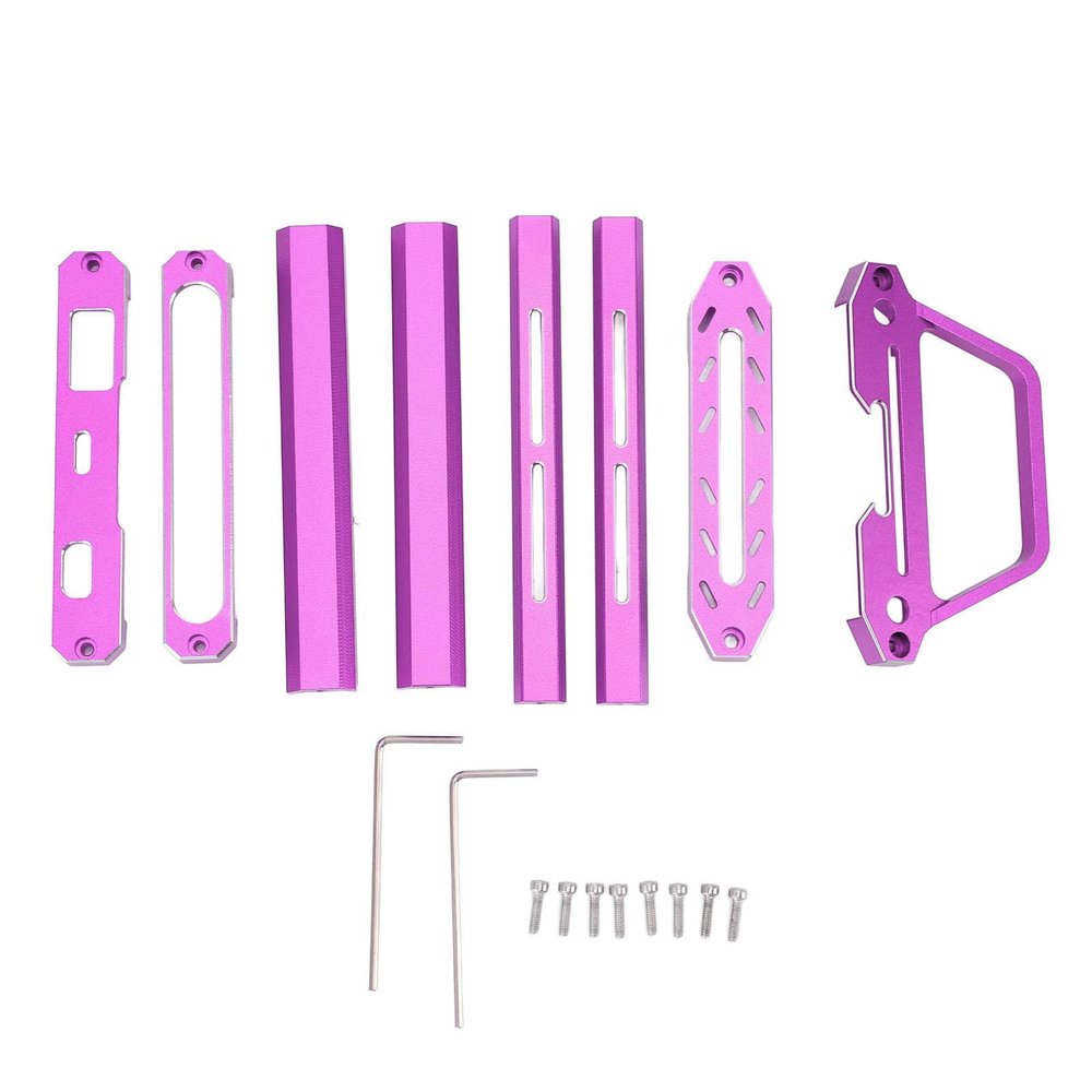 Metal Transmitter Upper Protector with Lower Protective Bracket, Stylish and, Compatible with Noble NB4 NB4 Pro, Metal Material for Longevity, Quick Installation (Purple)