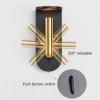LED l Sconces, Hardwired Sconces l Mounted Reading Lights with, 360 Rotatable 90 Adjustable, 3W 3000K Indoor l Lamp for Bedroom Bedside Living Room Hallway Hotels view 2