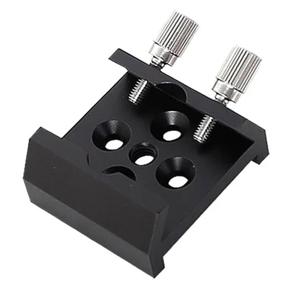 Groove Star Finder Metal Base Dovetail Groove Dovetail Plate 1/4 Thread Astronomical Telescope Accessory(Black)