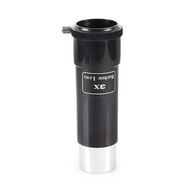 1.25 Inch 31.7mm 3X Barlow Lens Eyepiece Optical Lenses Plastic Astronomical Telescope Accessorie