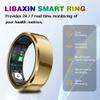 2025 Smart Ring with Air Gesture Control,Heart Rate&Sleep Monitor -Stylish Fitness Ring for Men&Women,IP68 Waterproof,Activity Tracker Records Steps Distance,Compatible with Android&iOS (Gold, 8#) view 3