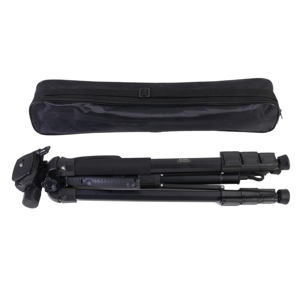 Lightweight Aluminum Alloy Camera Tripod and Monopod, Long Lasting and Stable with Smooth Rotation for Pro DSLR, Mirrorless Camera, Smartphone, and Fill Light
