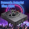 800W 10" Slim Under Seat Car Subwoofer, Car Audio Subwoofers Built-in Amplifier, Powered Truck Subwoofer with Blue LED Ambient Light, New Upgraded Deep Bass for Compact Car/Truck Audio System view 4