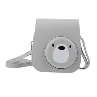 balacoo 1pc Cute Bear Instant Camera Case Removable Shoulder Bag Compatible with Mini Protects from Scratches Dirt Stylish for Instant Cameras