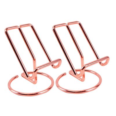 balacoo 1set Elegant Wrought Iron Phone Racks Stylish Tablet Holders for Use and Portable Design for Easy Access and Display