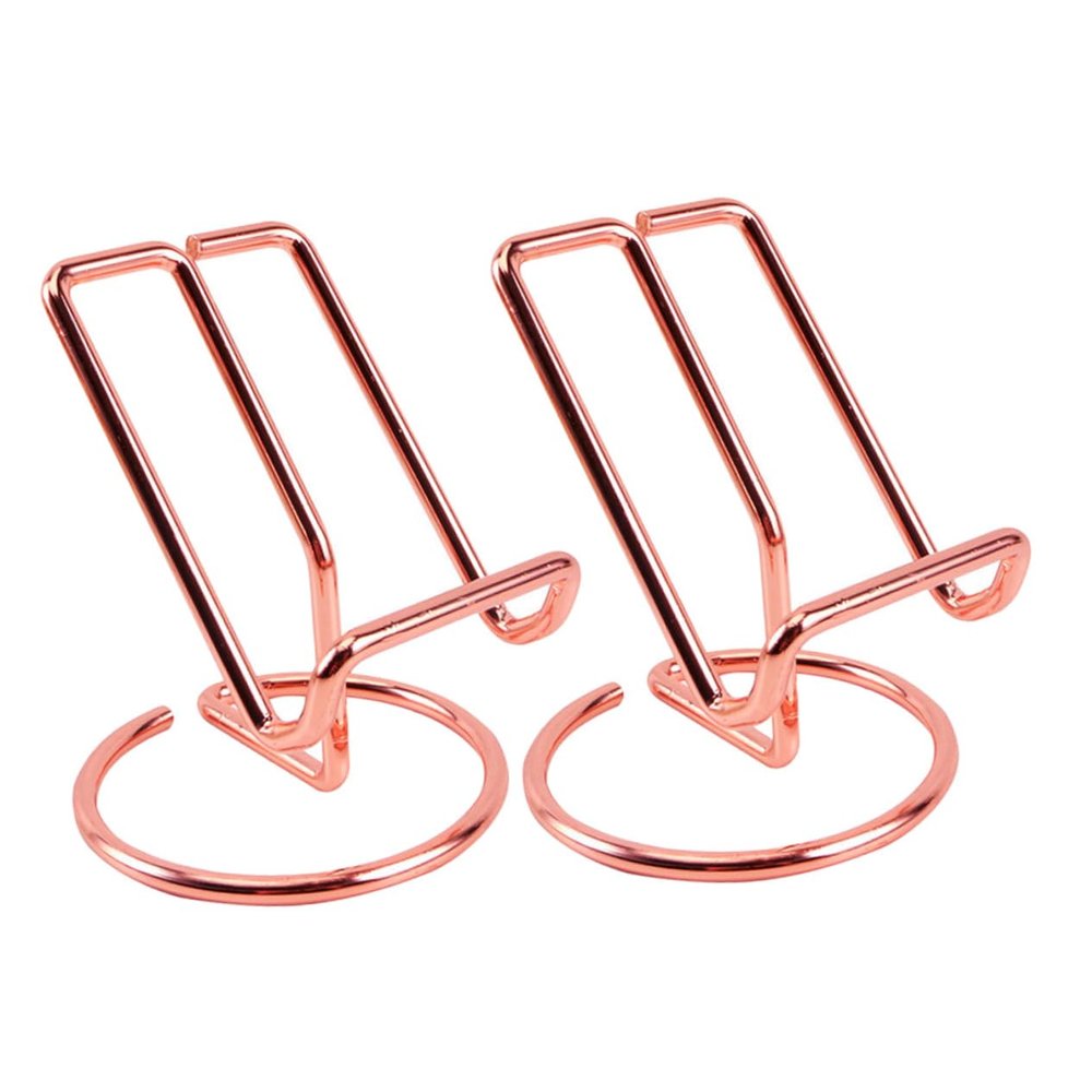 balacoo 1set Elegant Wrought Iron Phone Racks Stylish Tablet Holders for Use and Portable Design for Easy Access and Display