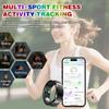 2025 Smart Ring with Air Gesture Control,Heart Rate&Sleep Monitor -Stylish Fitness Ring for Men&Women,IP68 Waterproof,Activity Tracker Records Steps Distance,Compatible with Android&iOS (Black, 8#) view 4