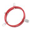 Mtlavishness 6 Hole 90mm Guiding Scope Ring with M6 Screw 1/4 Inch Screw for 70 90mm Telescope Astrophotography Made of Aluminum Alloy in Red Color view 3