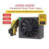 EPANO 160V-240V Power Supply 2000W 2400W 2600W Power Supply for Mining for BTC Power Supply Mining rig Support 6 Graphics Cards Miner(2200W-2400W) view 2