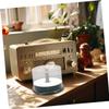 VOSAREA CD DVD Storage Bucket 3pcs Round Organizer for 50 Discs Stackable Plastic Storage Case Portable Empty Container for Media and Movies view 4