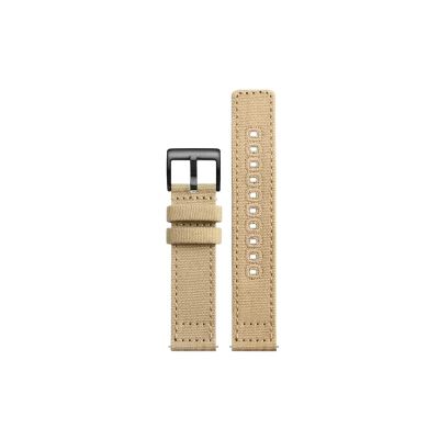 AMYEH Khaki Canvas Watch band 18mm 19mm 20mm 22mm Quick Release Wristband for Military Replacement Watchband(Khaki 2,20mm)