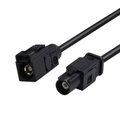Connector 1PC Fakra Male Plug to Female Connector A/B/C/D/E/F/G/H/I/K/Z Pigtail Cable RG174 15CM for gp/s TV Black/White(Fakra A-JK,100CM)