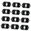 jojofuny 20pcs Speaker Hanger Plates Iron Wall Mount Hooks for Surround Speakers Artwork and Clocks Easy Install Hanger Accessories for Home Audio and Decor view 1