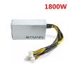 MGTCAR APW3++ APW7 1800W Server Power Supply Mining PSU for Bitmain Antminer 12V 10x PCI-E 6 Pin Mining GPU view 2
